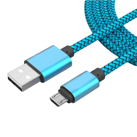 کابل تبدیل USB به Micro نایلونی بافته شده مدل FY-4023-1